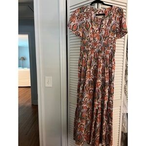 Anthropologie Somerset Tiered Maxi Dress